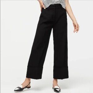 JCrew Cropped wide leg pants